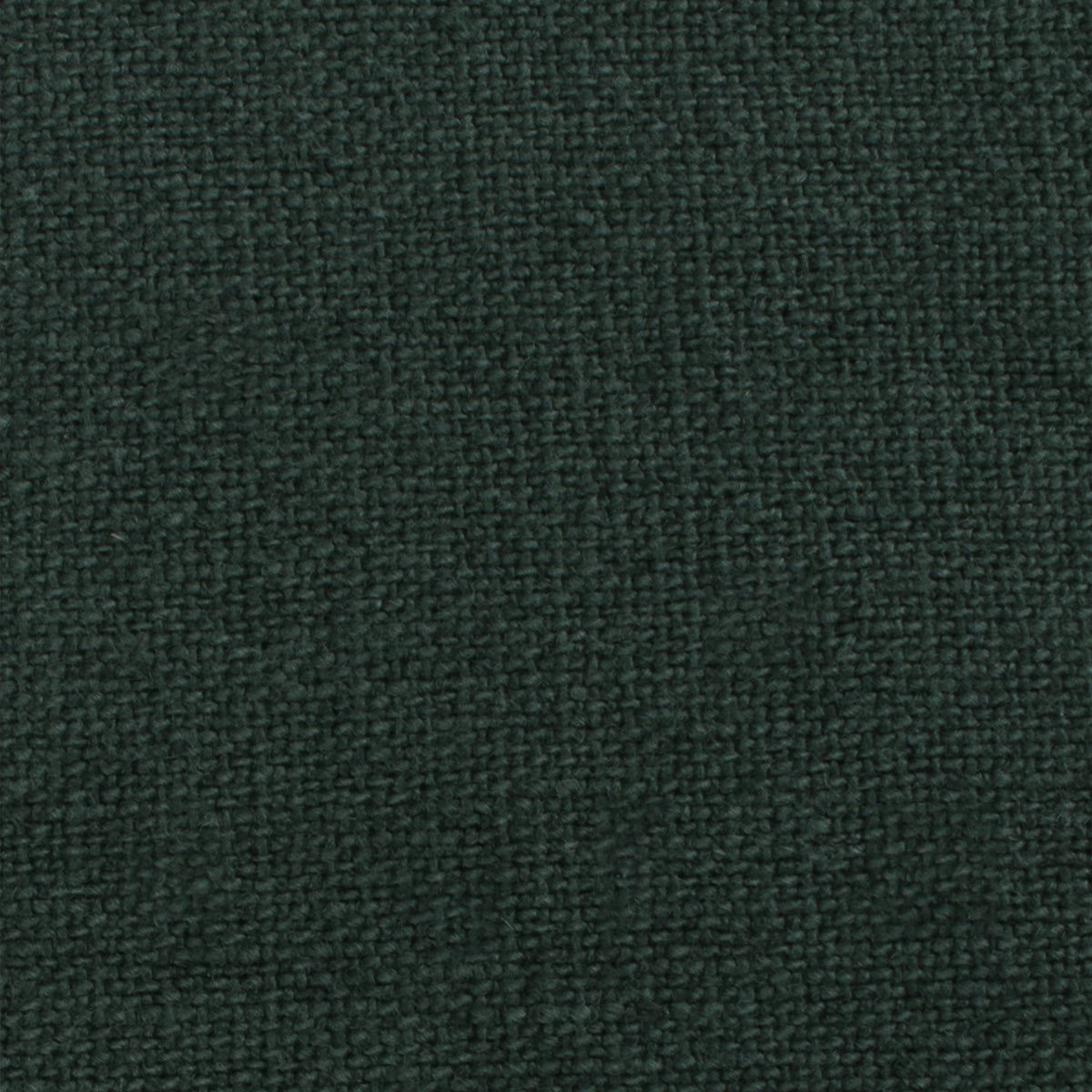 Emerald Dark Green Linen Fabric Swatch
