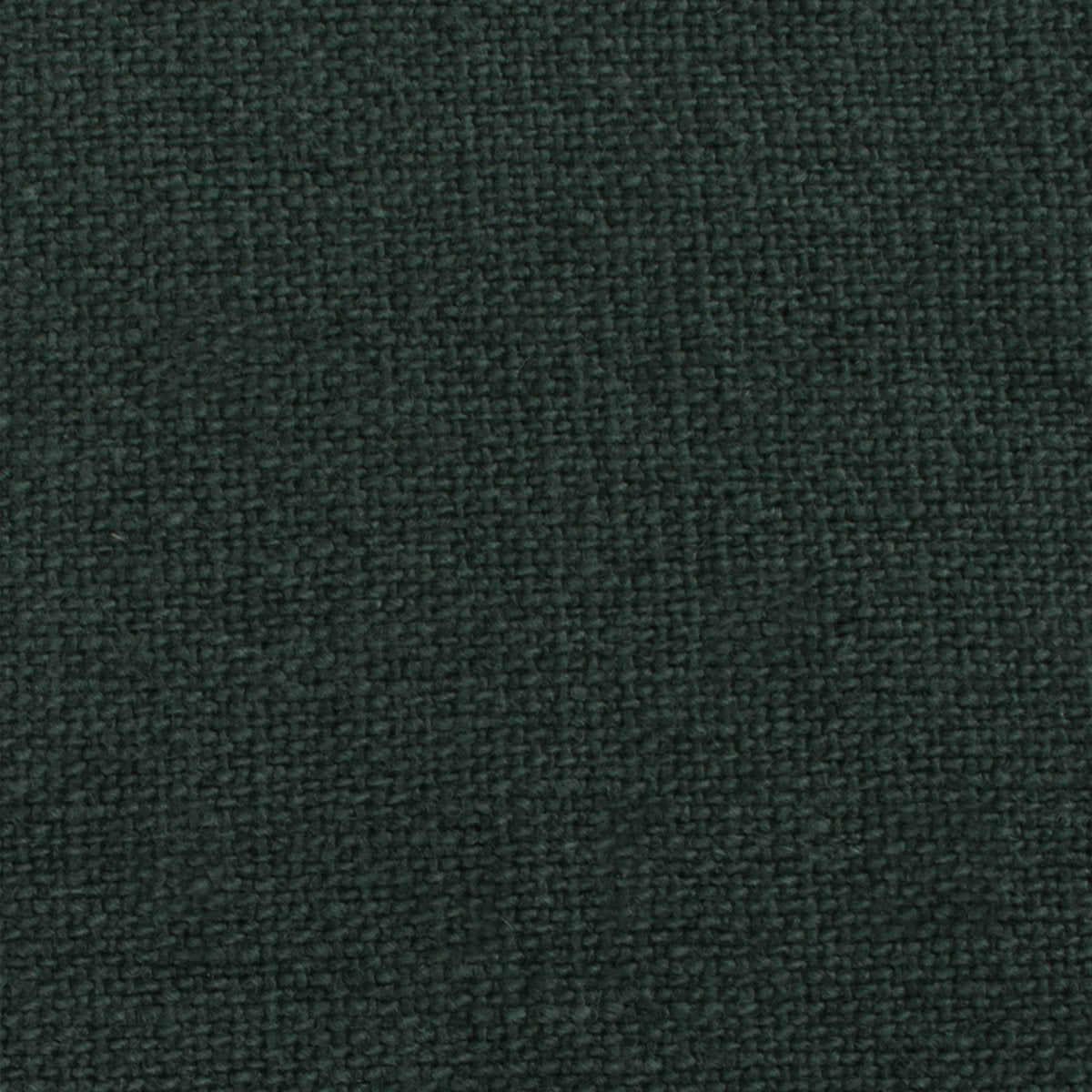 Emerald Dark Green Linen Skinny Tie Fabric