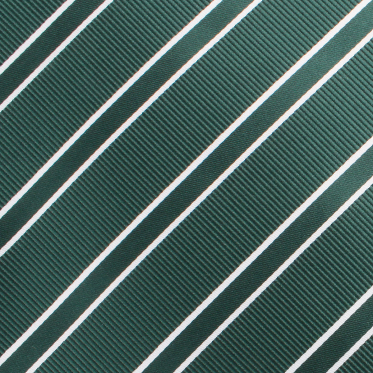 Emerald Green Double Stripe Bow Tie Fabric