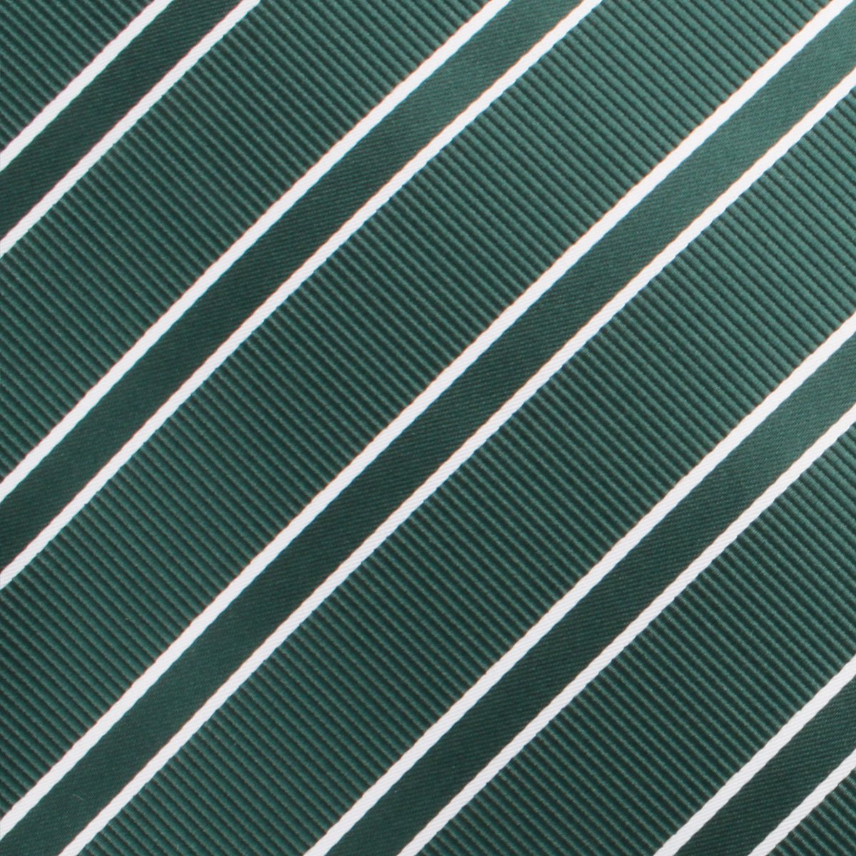 Emerald Green Double Stripe Necktie Fabric