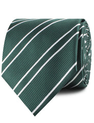 Emerald Green Double Stripe Neckties