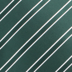 Emerald Green Double Stripe Skinny Tie Fabric