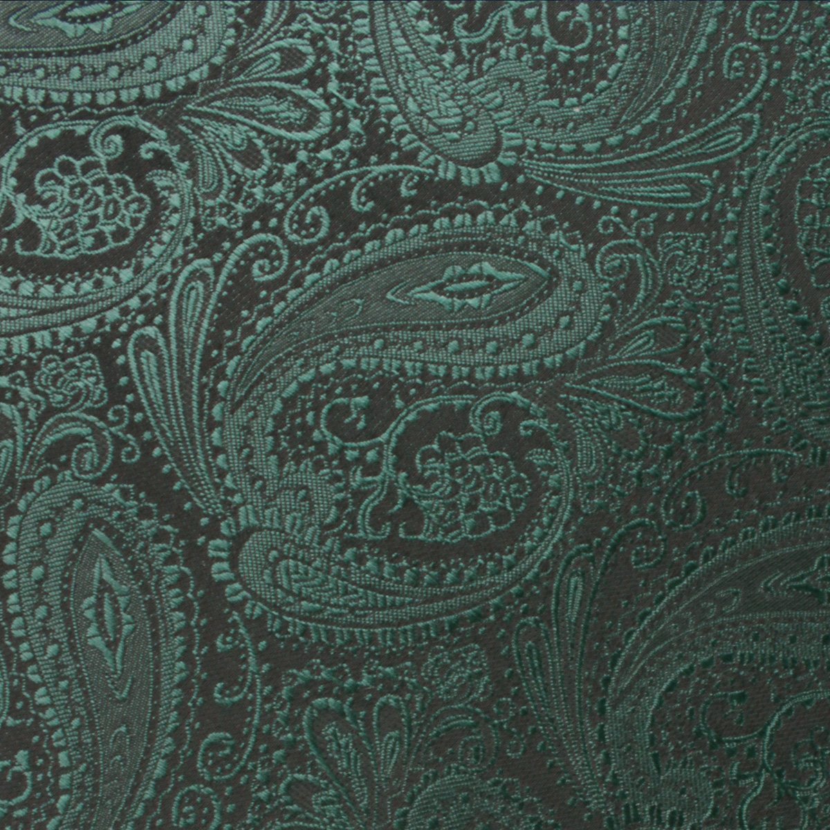 Emerald Green Paisley Bow Tie Fabric