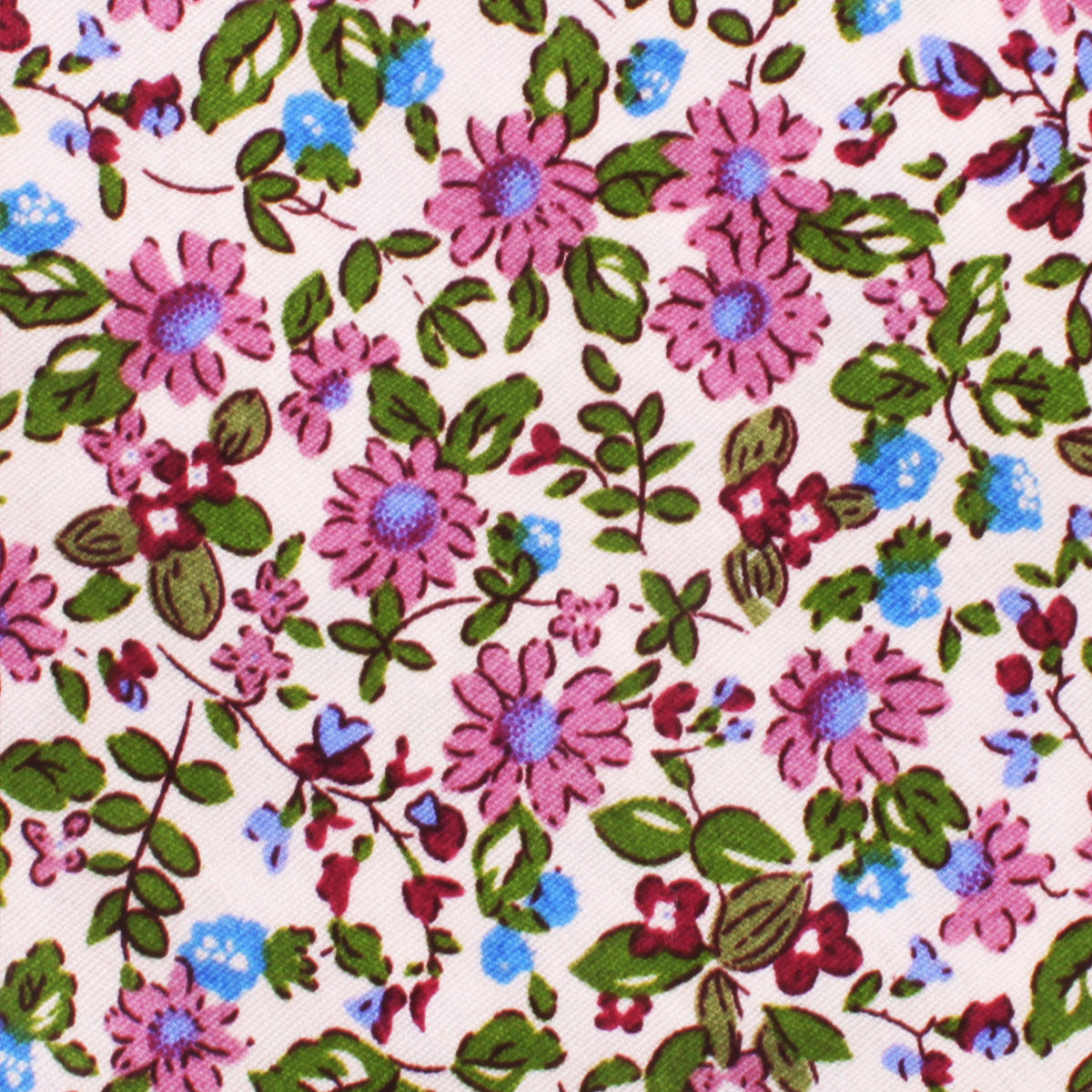 Etrangère Paradis Floral Pocket Square Fabric