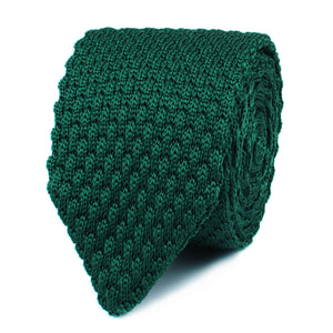 Eutony Green Knitted Tie