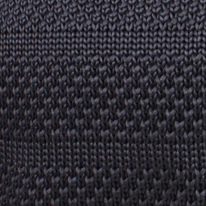 Everton Grey Knitted Tie Fabric