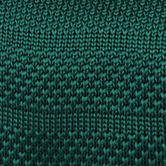 Exeter Green Knitted Tie Fabric