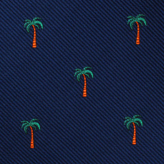 Fijian Palm Tree Self Bow Tie Fabric