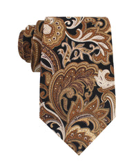 Filicudi Brown Paisley Tie