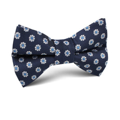 Fiori Blu Floral Kids Bow Tie