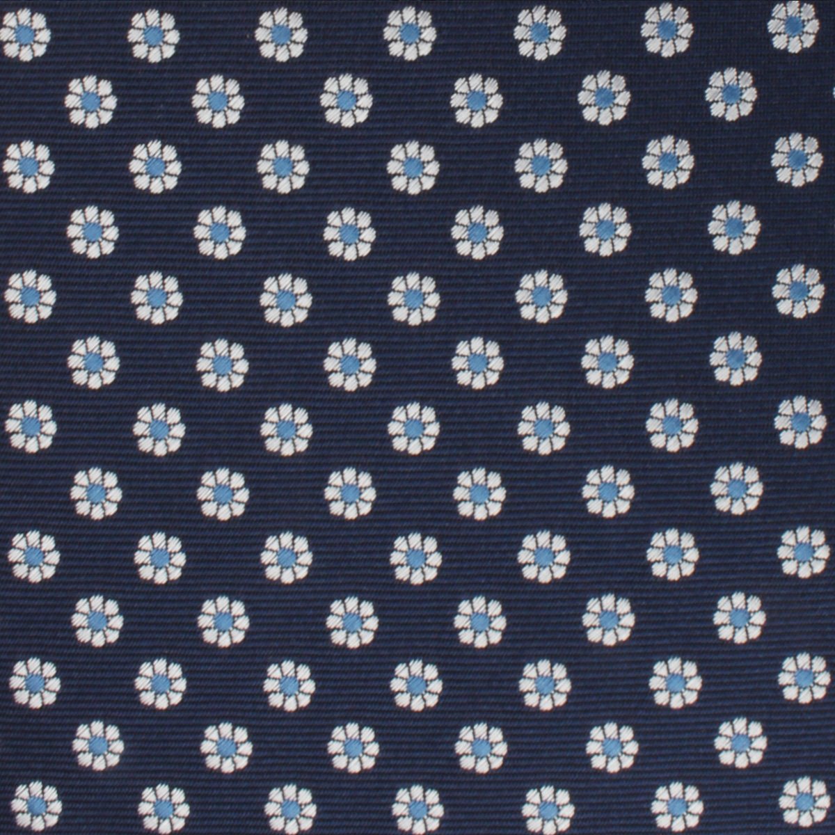 Fiori Blu Floral Bow Tie Fabric