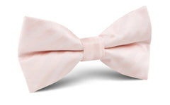 Flamenco Blush Pink Striped Bow Tie