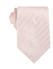 Flamenco Blush Pink Striped Necktie | Monochromatic Tie | Men's Ties | OTAA