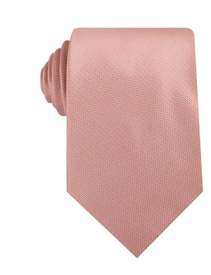 Flamingo Ballet Blush Pink Weave Necktie