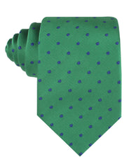 Forest Green Dark Polkadot Tie