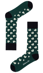 Forest Green Duckling Socks