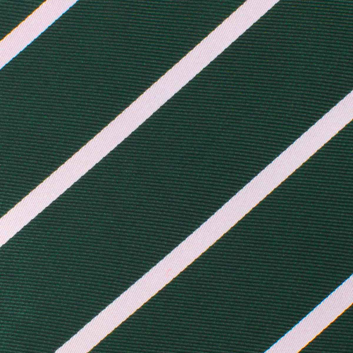 Forest Green Striped Necktie Fabric