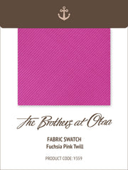 Fuchsia Pink Twill Y359 Fabric Swatch