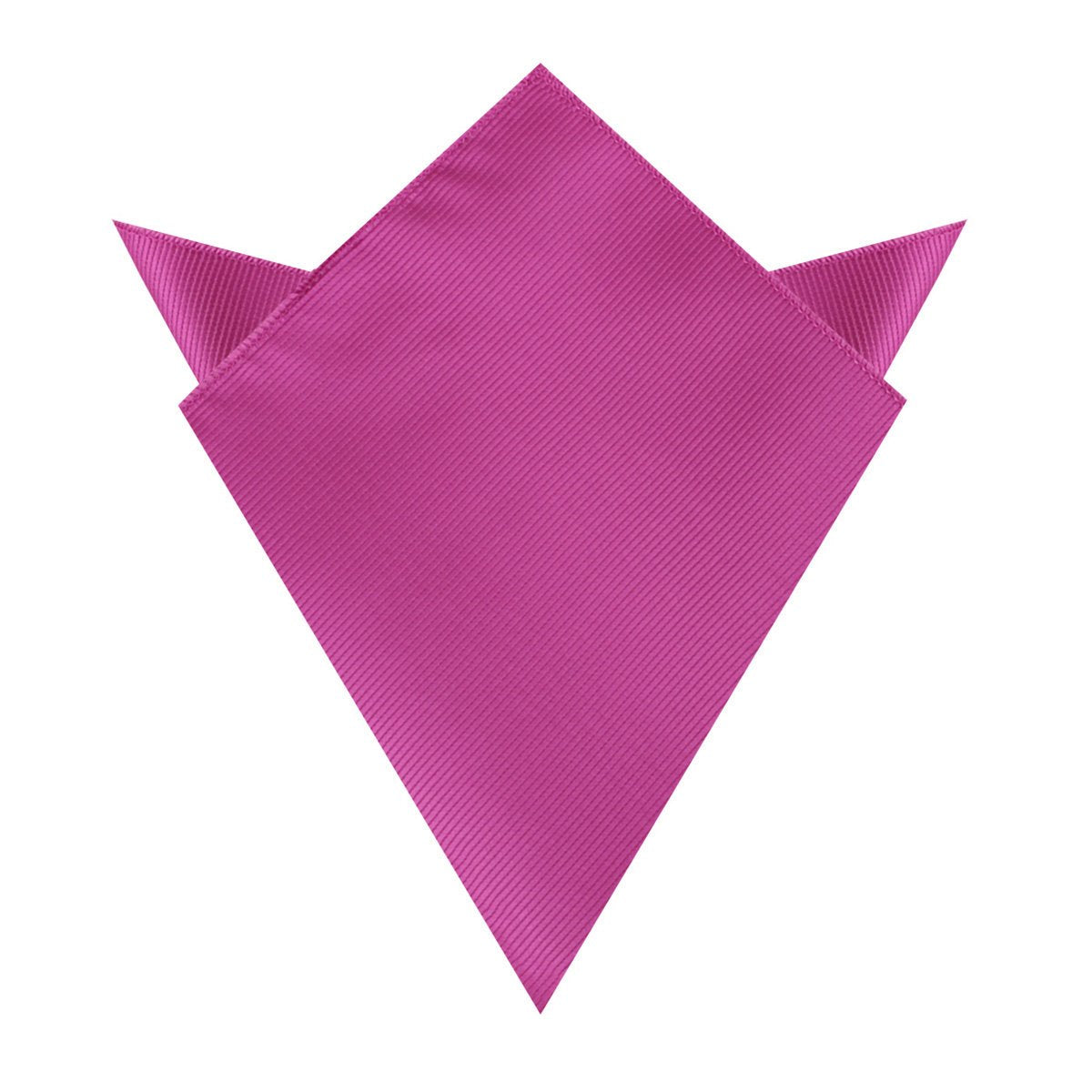 Fuschia Pink Twill Pocket Square