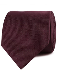 Garnet Wine Burgundy Weave Neckties