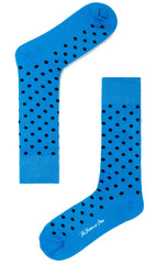 Genie Blue Dot Socks