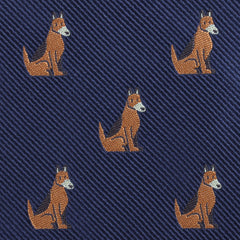 German Shepherd Dog Fabric Kids Diamond Bow Tie