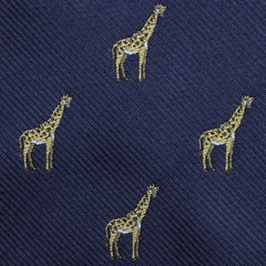 Giraffe Fabric Mens Bow Tie