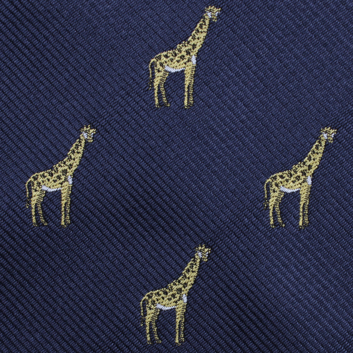 Giraffe Fabric Mens Diamond Bowtie