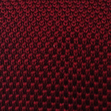 Gogo Burgundy Maroon Knitted Tie Fabric