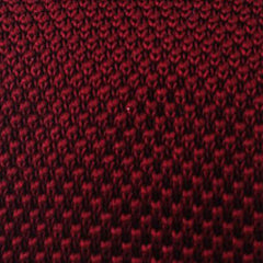 Gogo Burgundy Maroon Knitted Tie Fabric