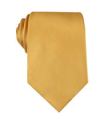 Gold Satin Necktie