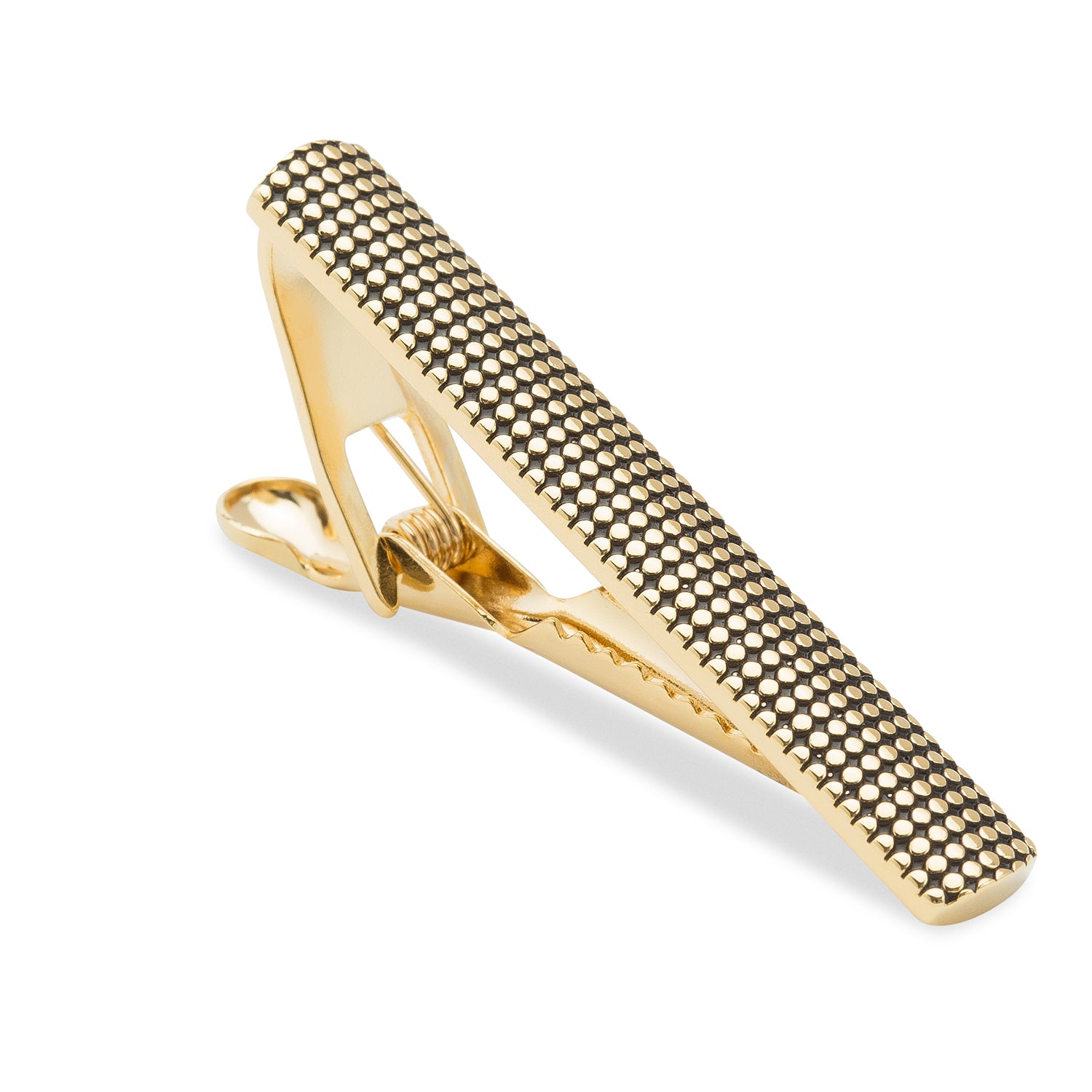 Gold Stippled Tie Bar
