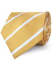 Gold Striped Neckties