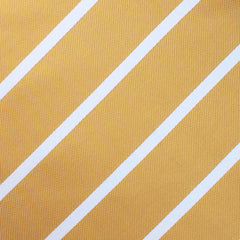 Gold Striped Skinny Tie Fabric