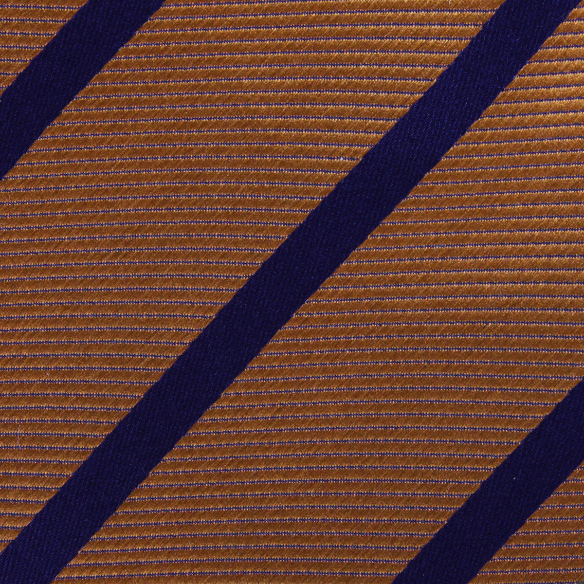 Golden Brown Pencil Stripe Fabric Necktie