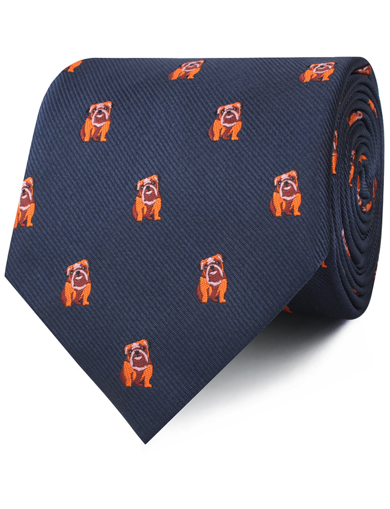 Golden Bulldog Neckties