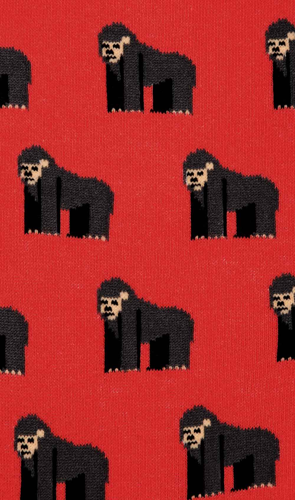 Gorilla Lava Socks Fabric
