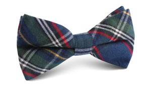 Green Scottish Kilt Bow Tie