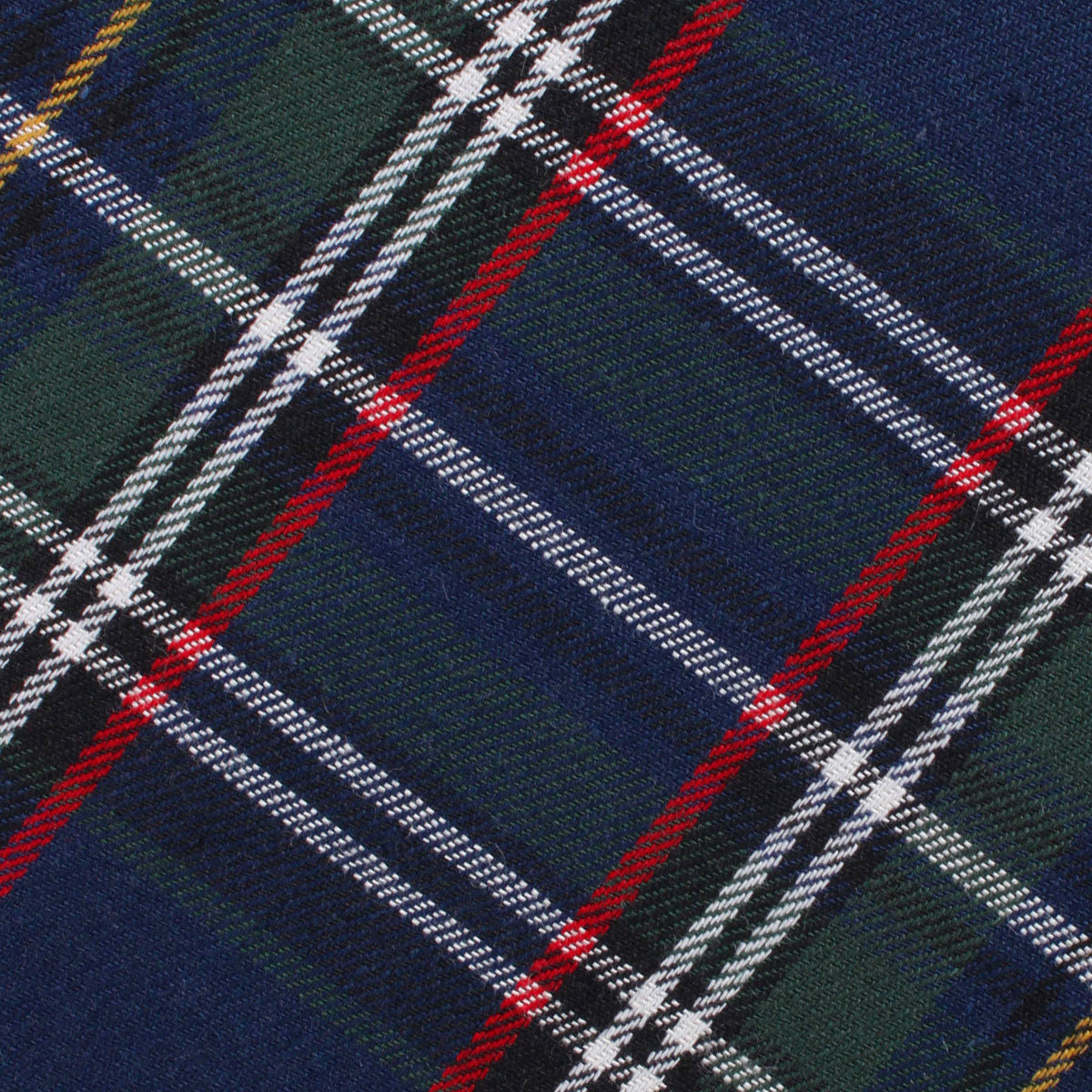 Green Scottish Kilt Fabric Pocket Square