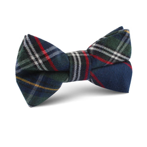 Green Scottish Kilt Kids Bow Tie