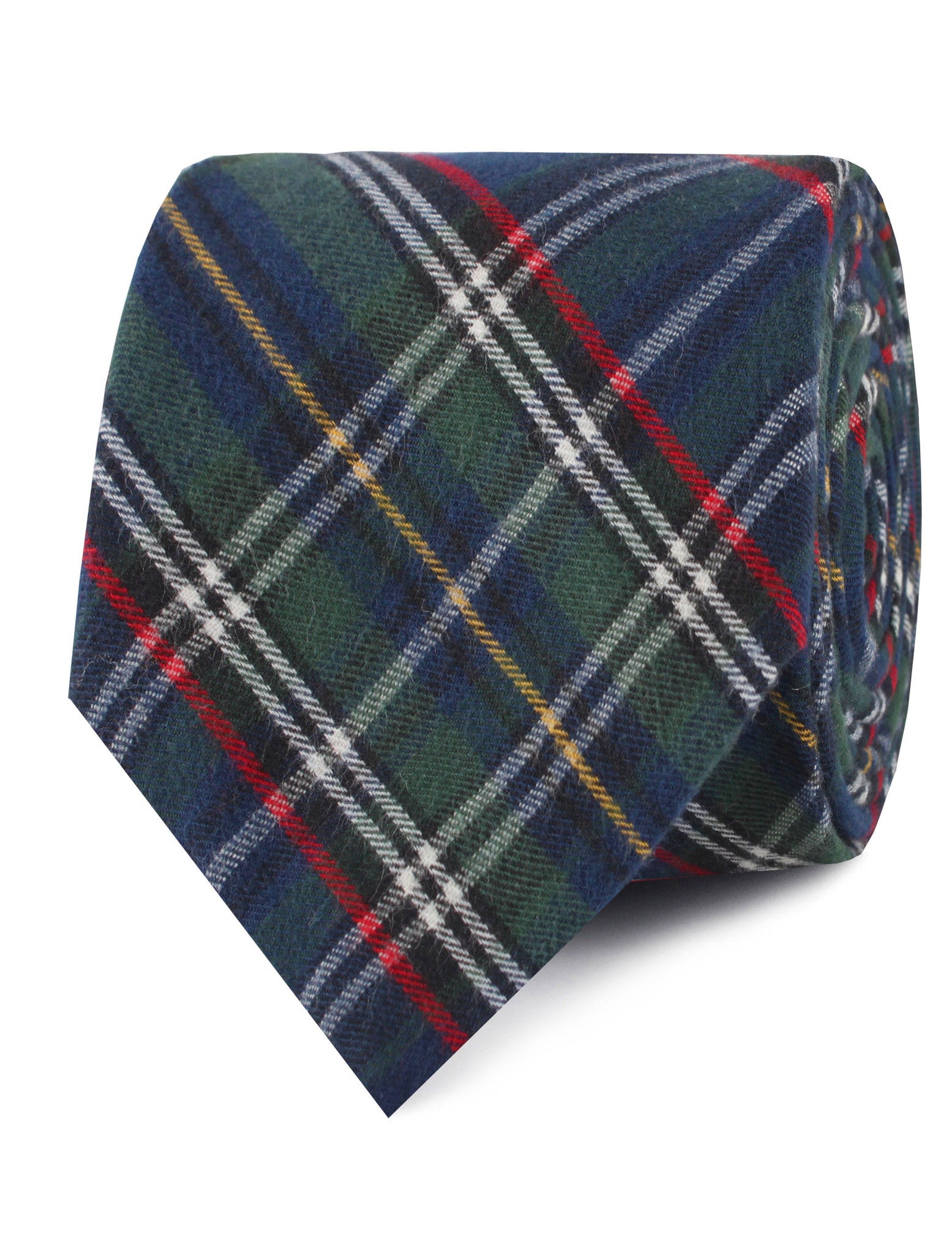 Green Scottish Kilt Necktie