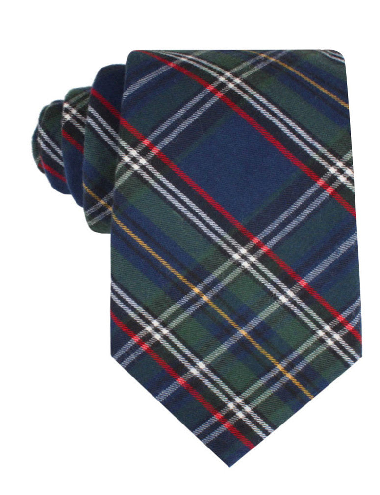 Green Scottish Kilt Tie | Shop Christmas Plaid Ties | Men's Neckties | OTAA