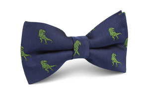 Green T-Rex Dinosaur Bow Tie