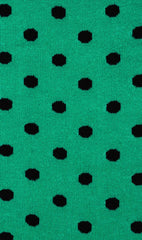 Green Teal Dot Socks Fabric