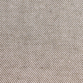 Green & White Twill Stripe Linen Pocket Square