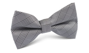 Grey Glen Plaid Bow Tie