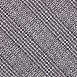 Grey Glen Plaid Fabric Self Tie Diamond Tip Bow TieM108