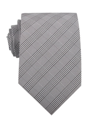 Grey Glen Plaid Necktie