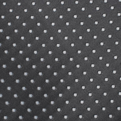 Grey Mini Polka Dots Kids Bow Tie Fabric