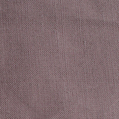 Grey Slub Linen Fabric Self Tie Diamond Tip Bow TieL178